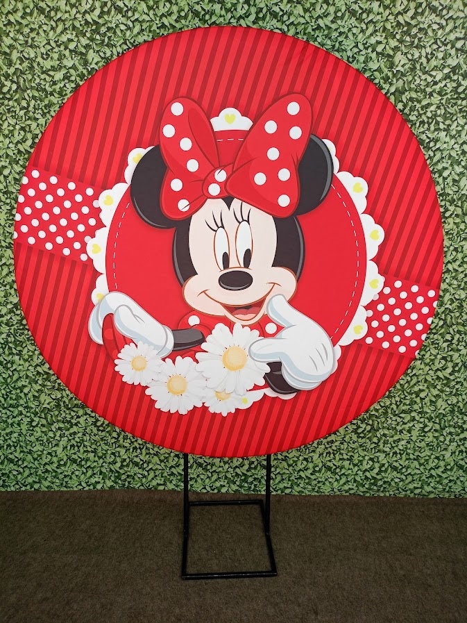 Painel Minnie - Jetibà Festas
