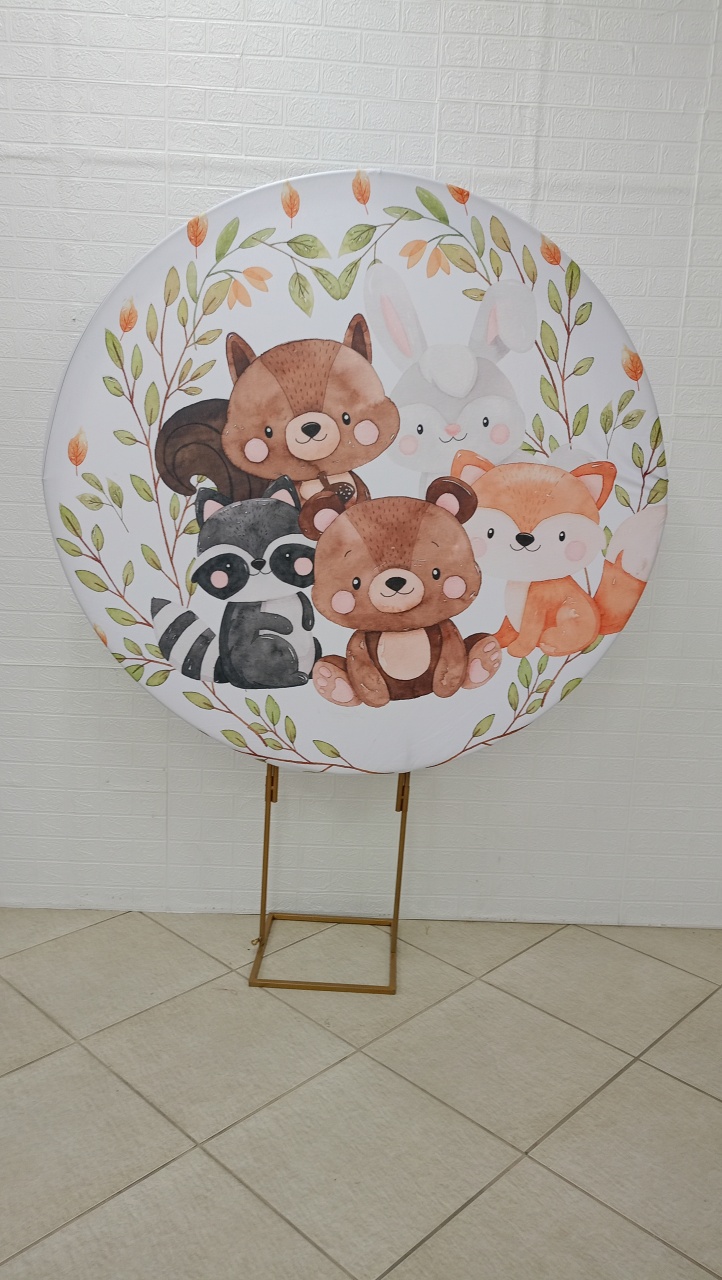 Painel Animais da Floresta - Jetibà Festas