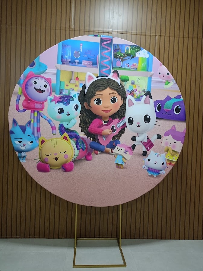 Painel Casa Mágica da Gaby - Jetibà Festas