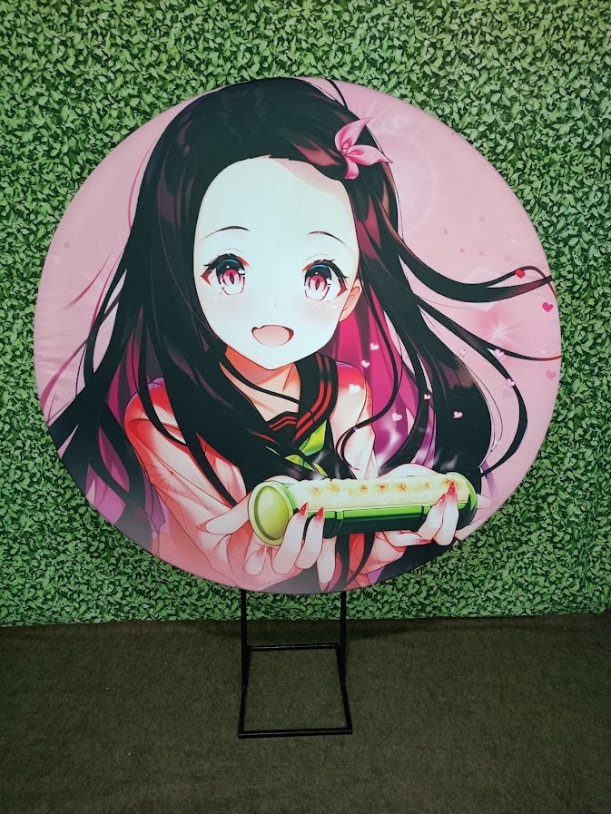 Painel Nezuko Demon Slauer- Rosa - Jetibà Festas