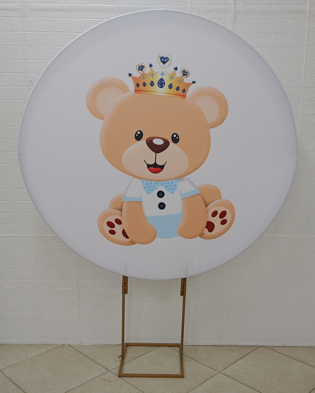 Painel Urso Principe  - Jetibà Festas