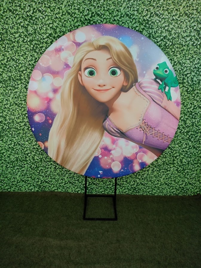 Painel Rapunzel - Enrolados - Jetibà Festas