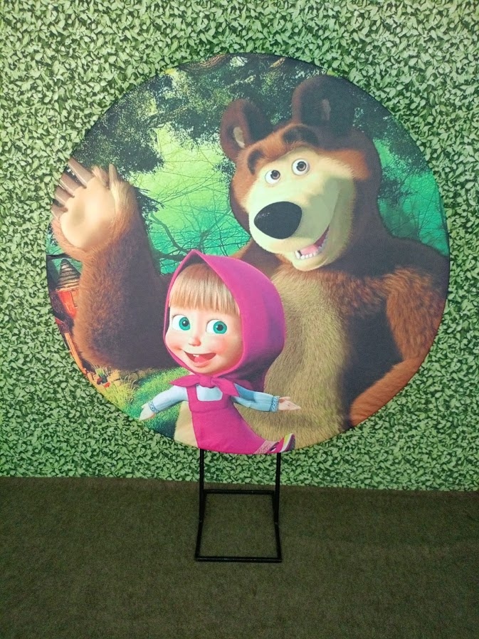 Painel Masha E O Urso - Jetibà Festas