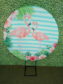Painel Flamingo Tropical  - Jetibà Festas