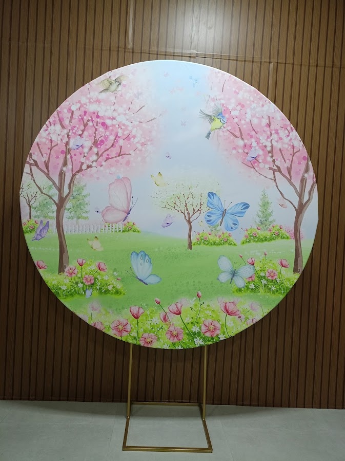 Painel Jardim Encantado 2 - Bosque Borboletas - Jetibà Festas