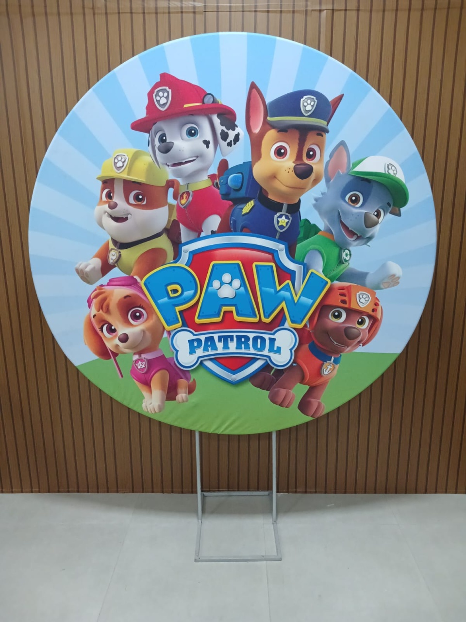 Painel Patrulha Canina - Personagens - Cachorros  - Jetibà Festas