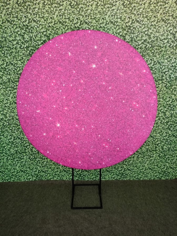 Painel Gliter Rosa Escuro - Purpurina - Jetibà Festas