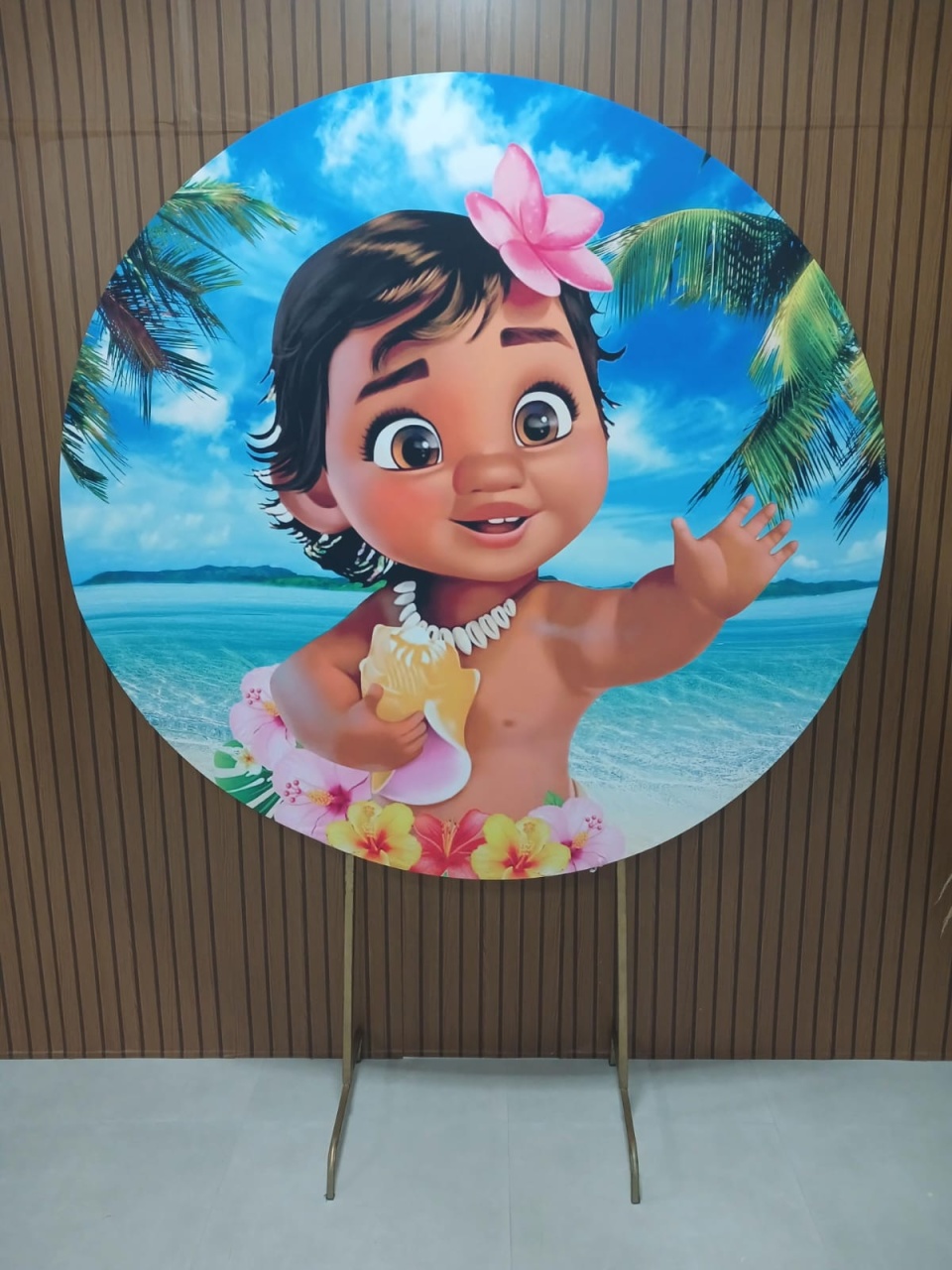 Painel Moana Baby - Jetibà Festas