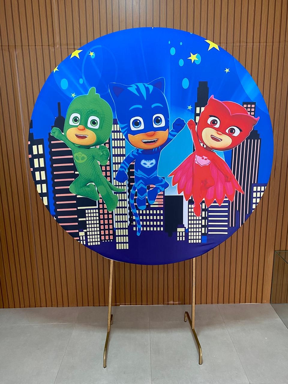 Painel Meninos de Pijama - Pj Masks - Jetibà Festas
