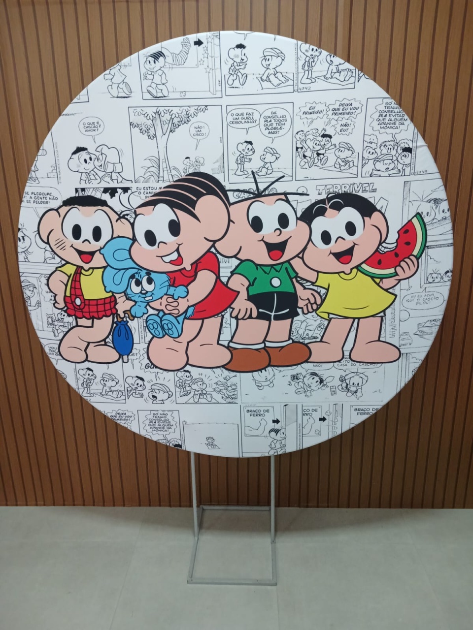 Painel Turma da Monica - Jetibà Festas