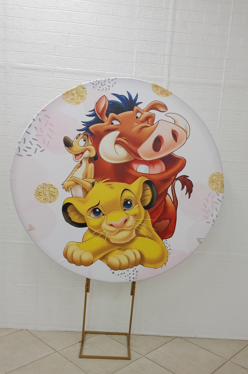 Painel Timão E Pumba - Jetibà Festas