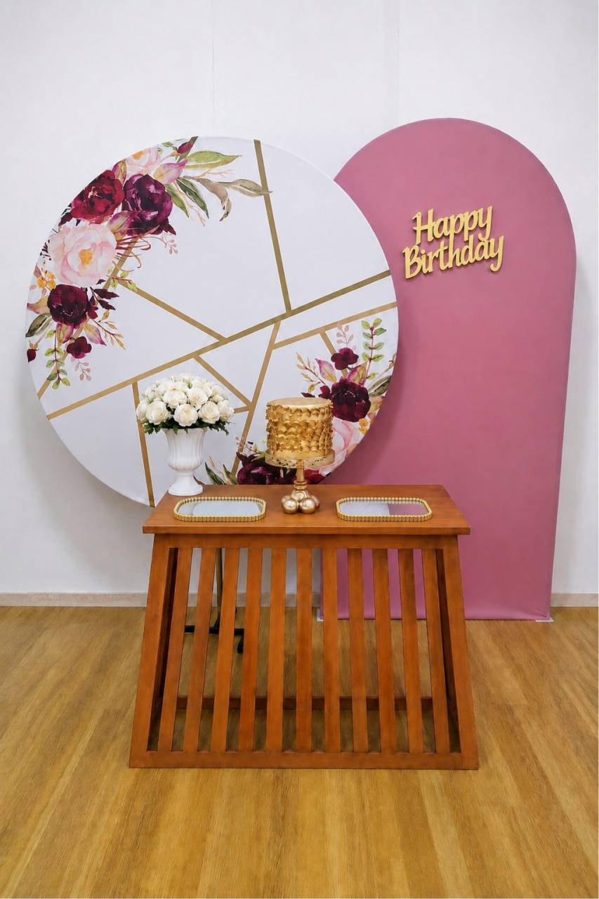 Kit Floral Marsalla E Rosė C/ Mesa Ripada - CARLA CHIESA FESTAS