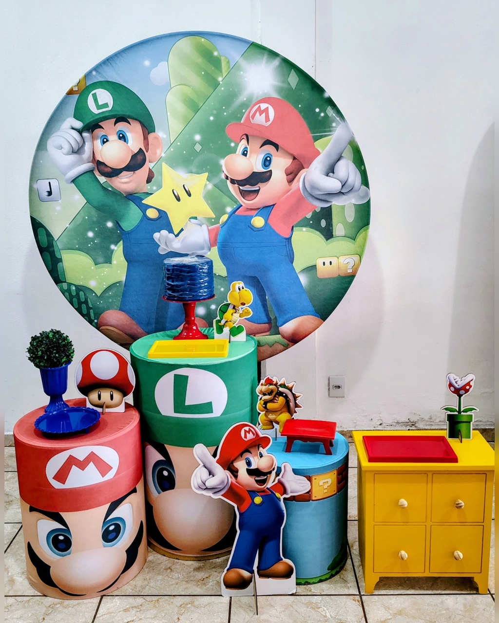 Kit Diamante Super Mario  - CARLA CHIESA FESTAS