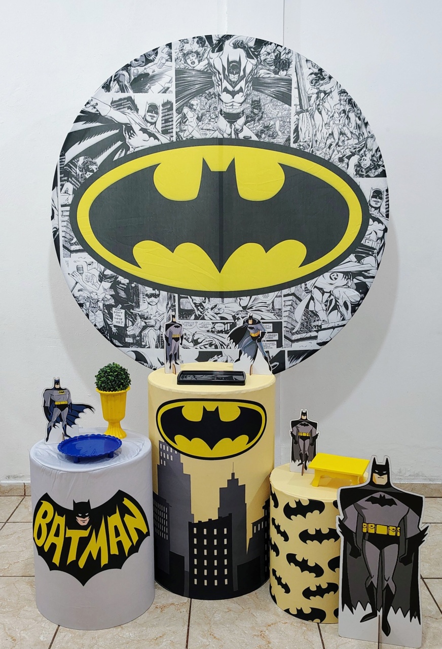 Kit Prata Batman  - CARLA CHIESA FESTAS