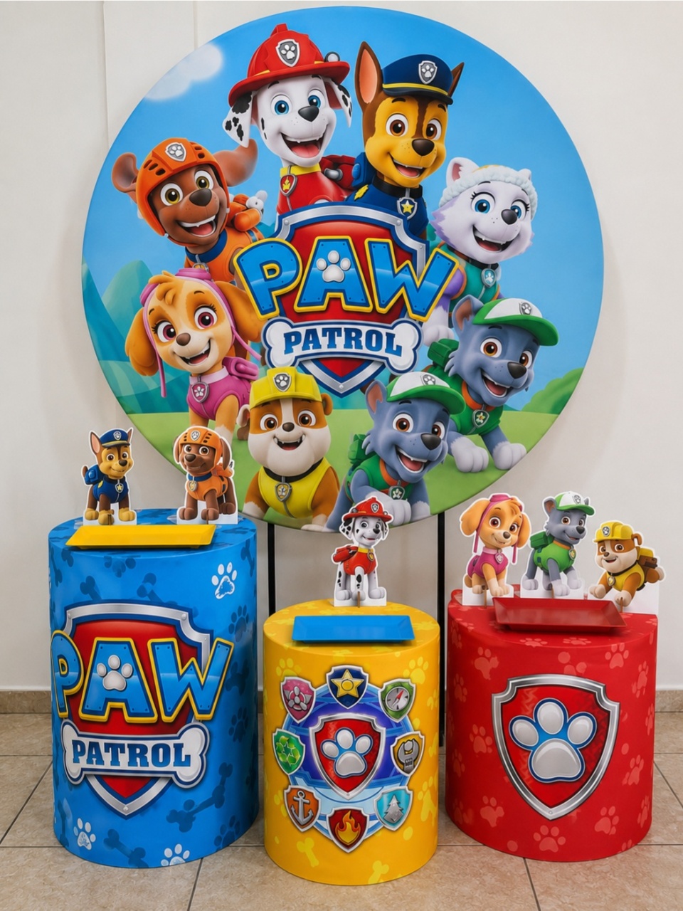 Kit Prata Patrulha Canina 2 - CARLA CHIESA FESTAS