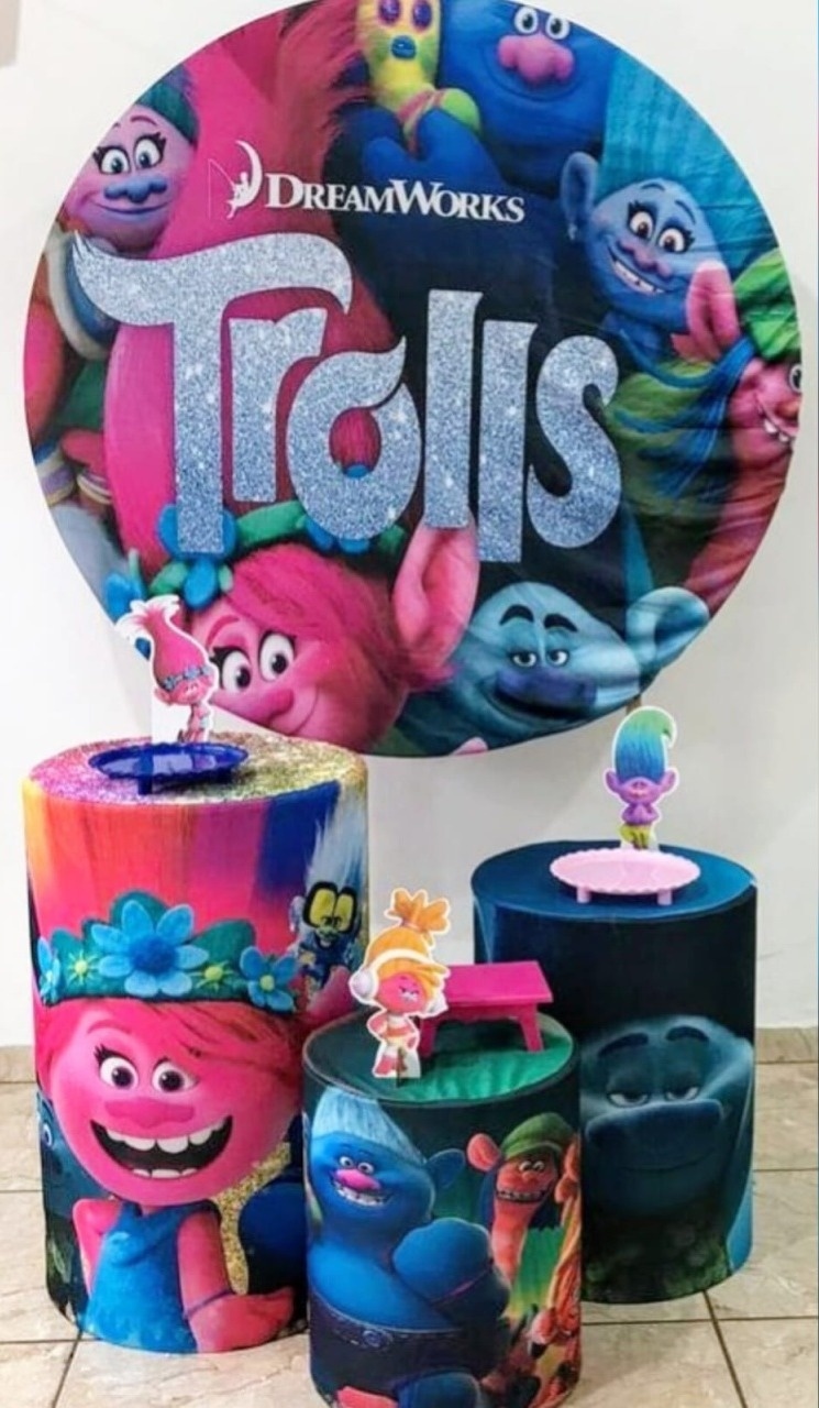 Kit Prata Trolls - CARLA CHIESA FESTAS