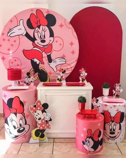 Kit Esmeralda Minnie Vermelha - CARLA CHIESA FESTAS
