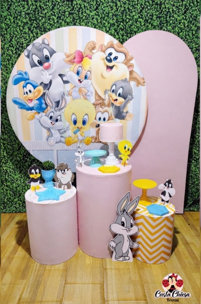Kit Queridinho Looney Tunes Menina - CARLA CHIESA FESTAS