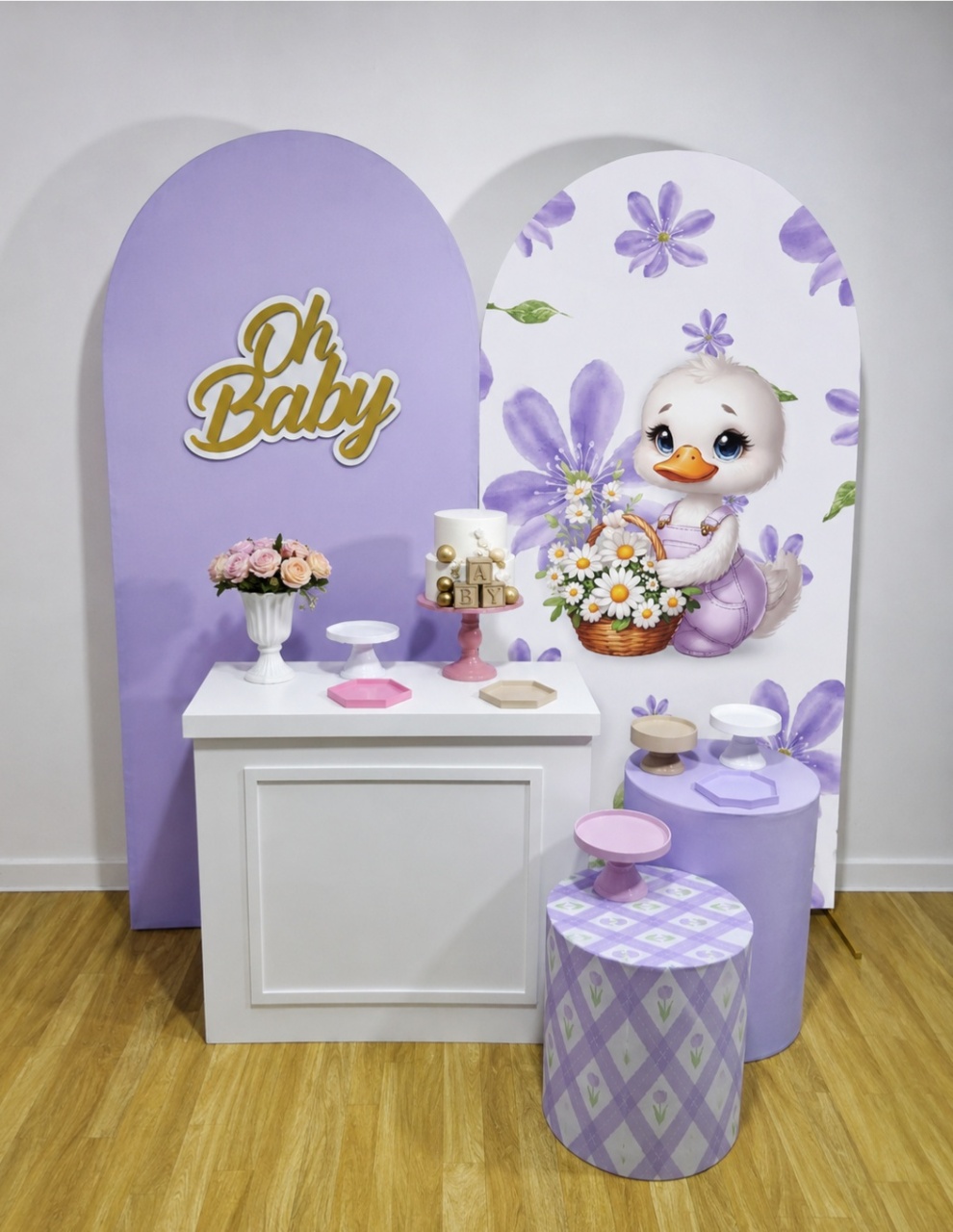 Composição Patinho Lilás - CARLA CHIESA FESTAS