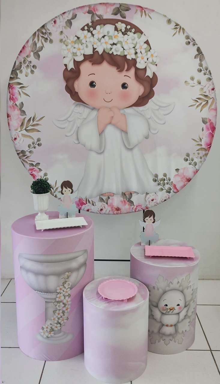 Ki Batizado Rosa - CARLA CHIESA FESTAS