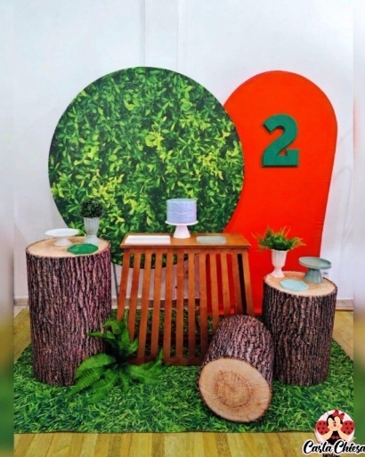 Composição Jardim/Bosque Colorido - CARLA CHIESA FESTAS