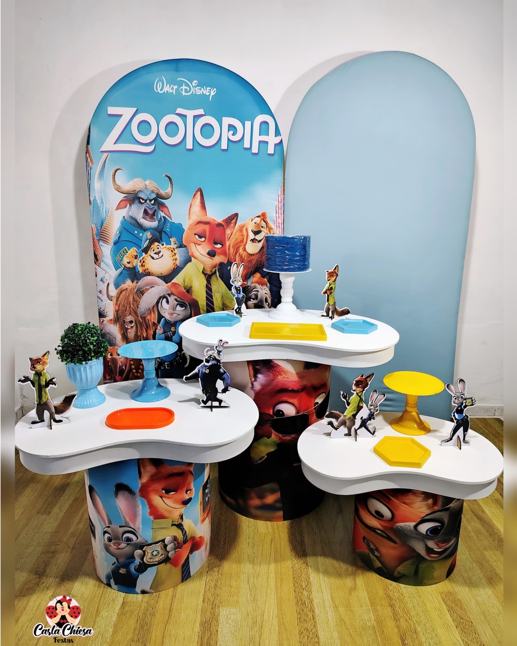 Kit Linha Orgânica Zootopia  - CARLA CHIESA FESTAS