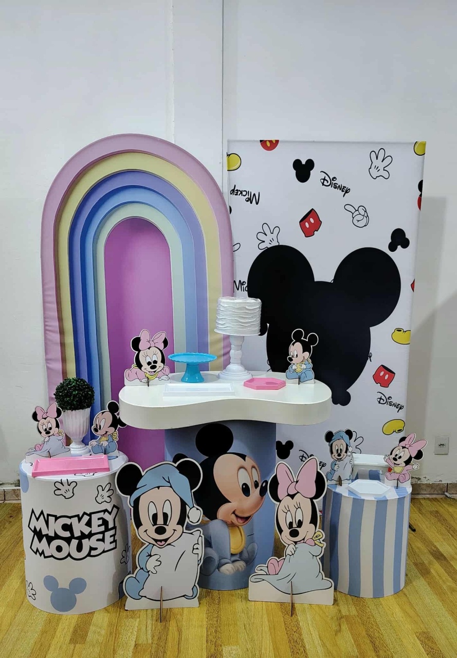 Kit Linha Organica Mickey E Minnie Baby - CARLA CHIESA FESTAS
