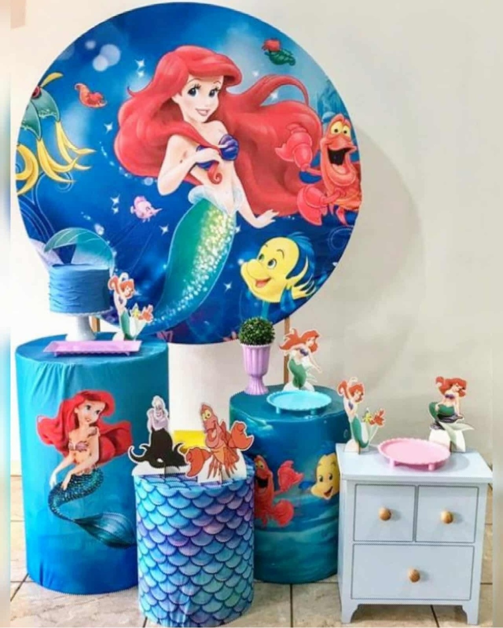 Kit Diamante Pequena Sereia - CARLA CHIESA FESTAS