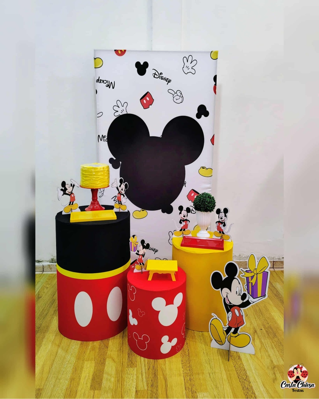 Kit Prata C/ Romano Mickey - CARLA CHIESA FESTAS