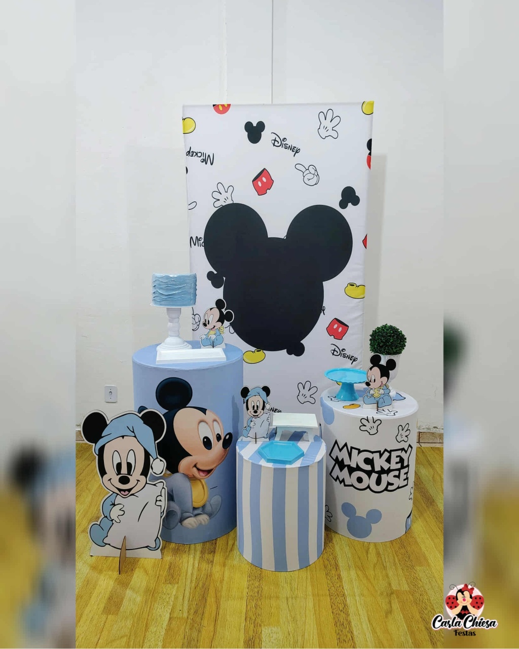 Kit Celebre Mickey Baby - CARLA CHIESA FESTAS
