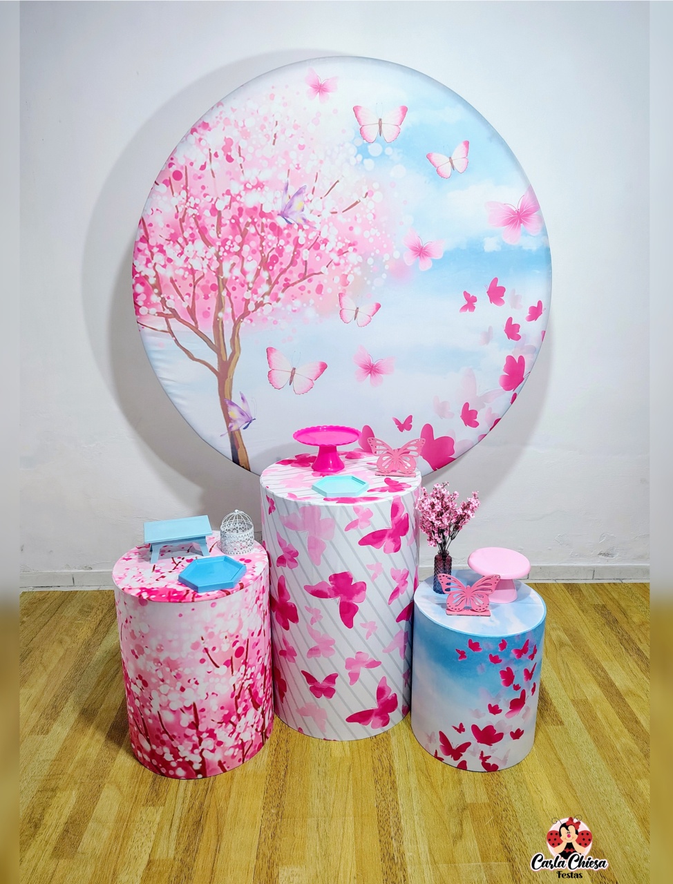 Kit Essencial Jardim Floral Cerejeira - CARLA CHIESA FESTAS