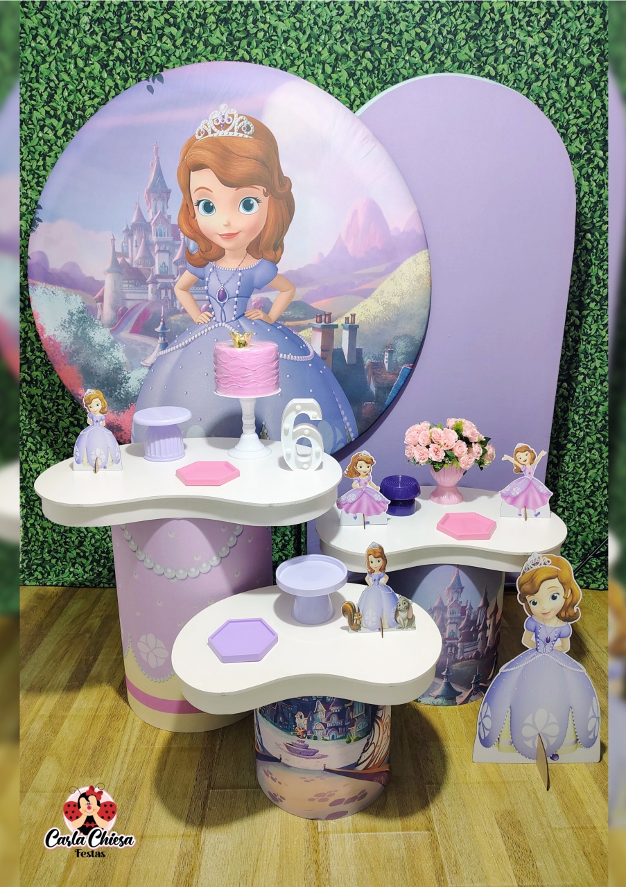 Linha Organica Premium Princesa Sofia - CARLA CHIESA FESTAS