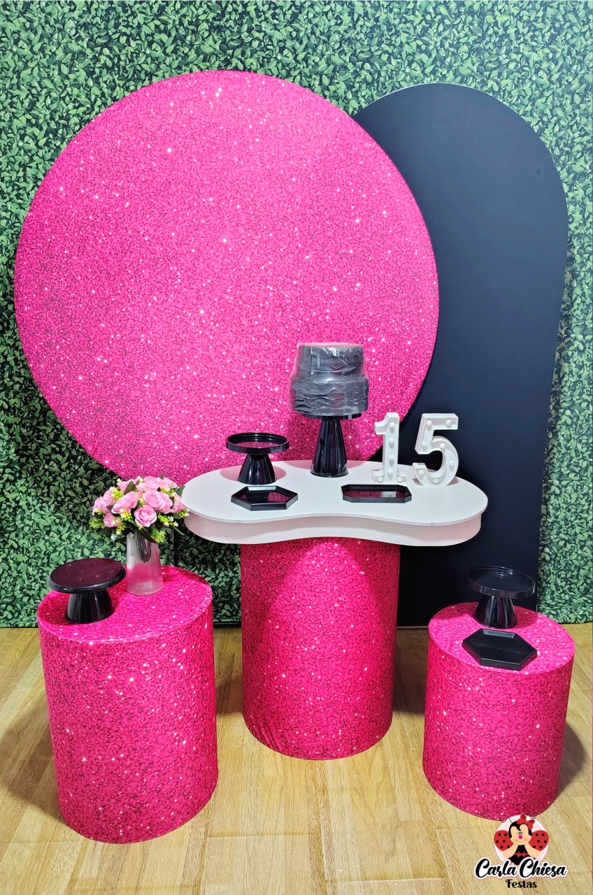 Kit Orgânico G Glitter Pink - CARLA CHIESA FESTAS