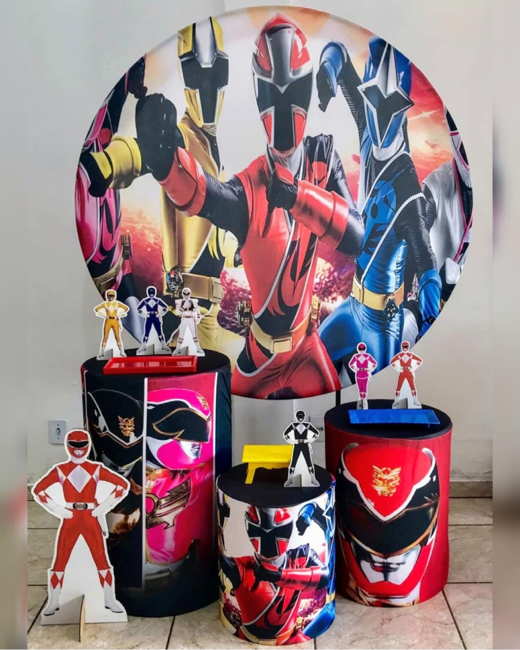 Kit Prata Power Ranger - CARLA CHIESA FESTAS