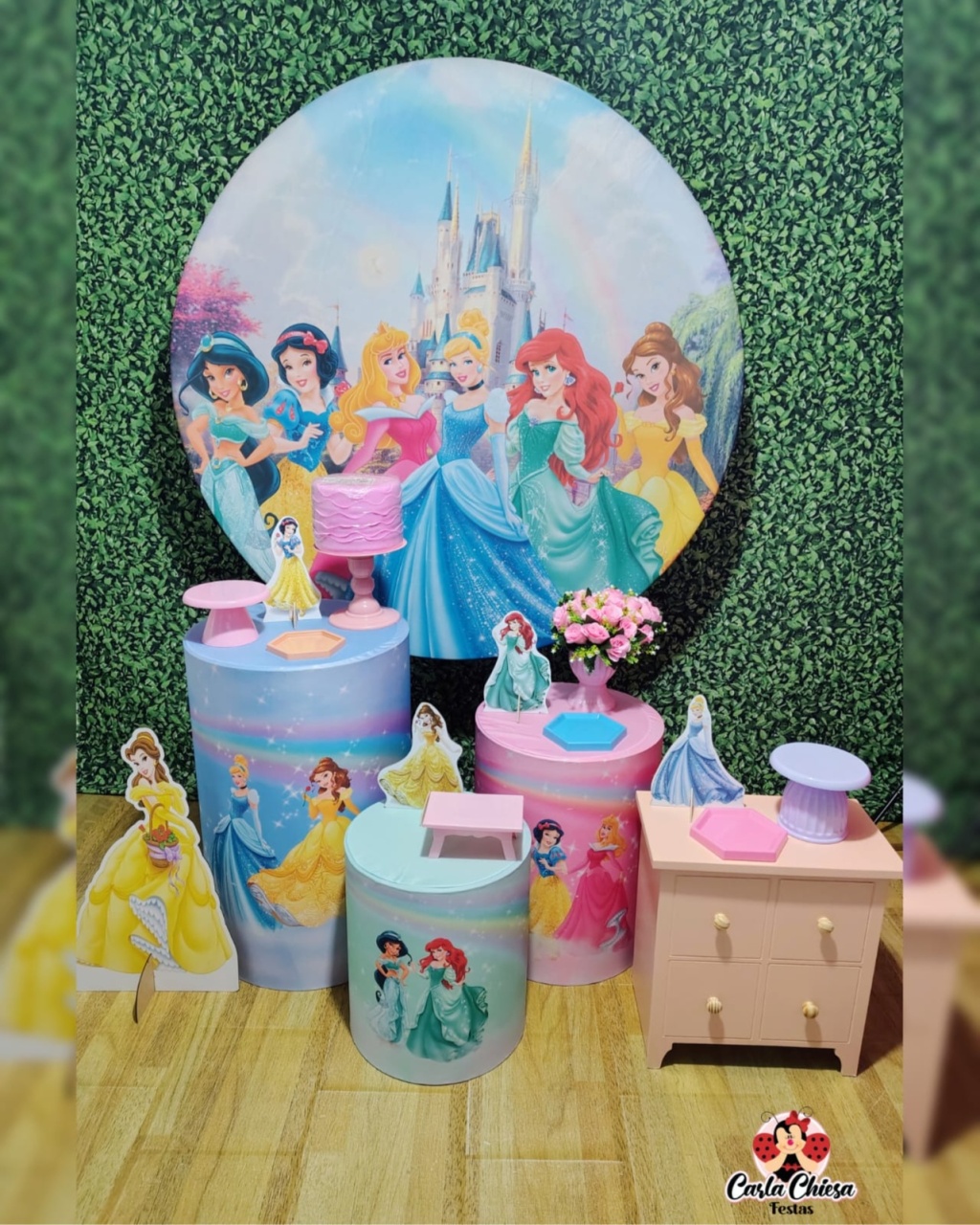 Kit Diamante Princesas Disney - CARLA CHIESA FESTAS