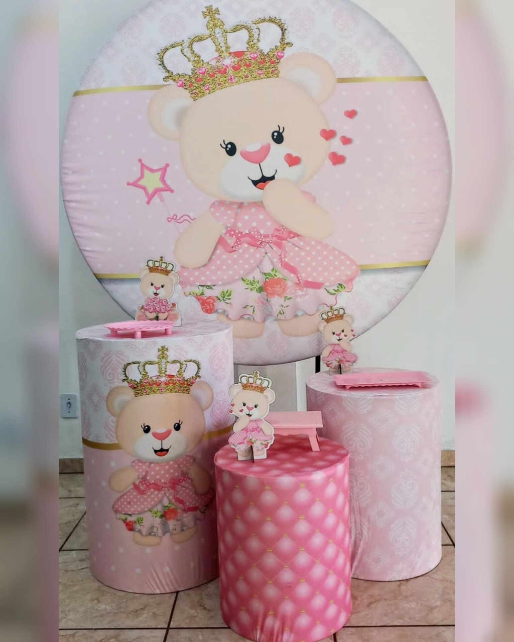 Kit Essencial Ursa Princesa  - CARLA CHIESA FESTAS