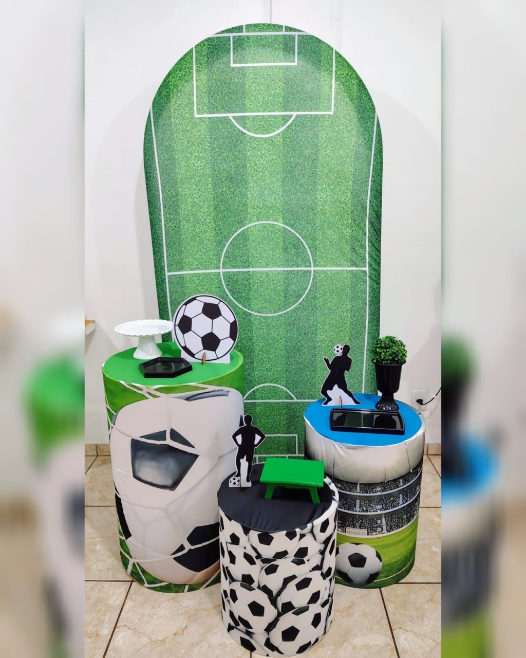 Kit C/ Painel Romano Futebol - CARLA CHIESA FESTAS