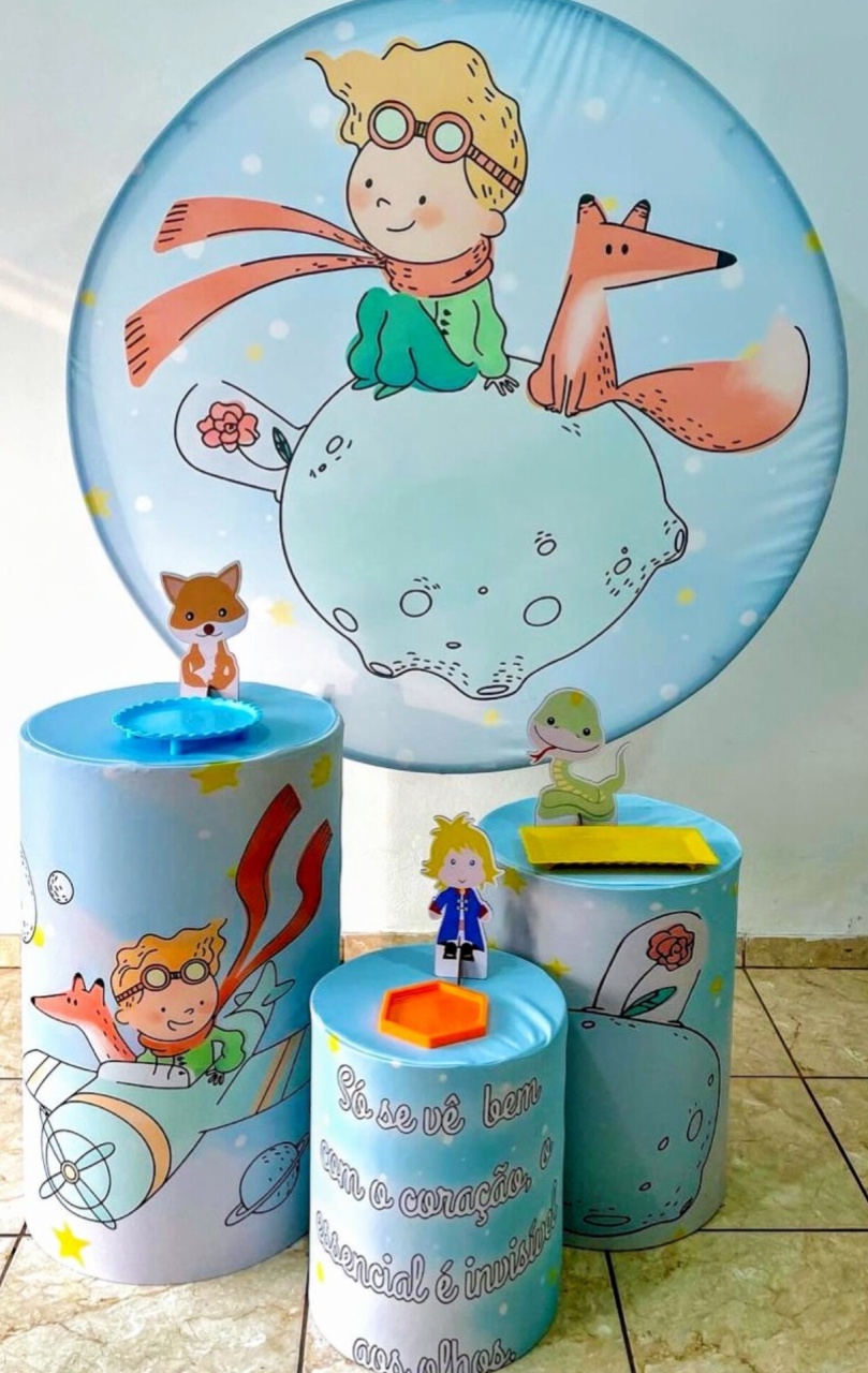 Kit Prata Pequeno Príncipe  - CARLA CHIESA FESTAS