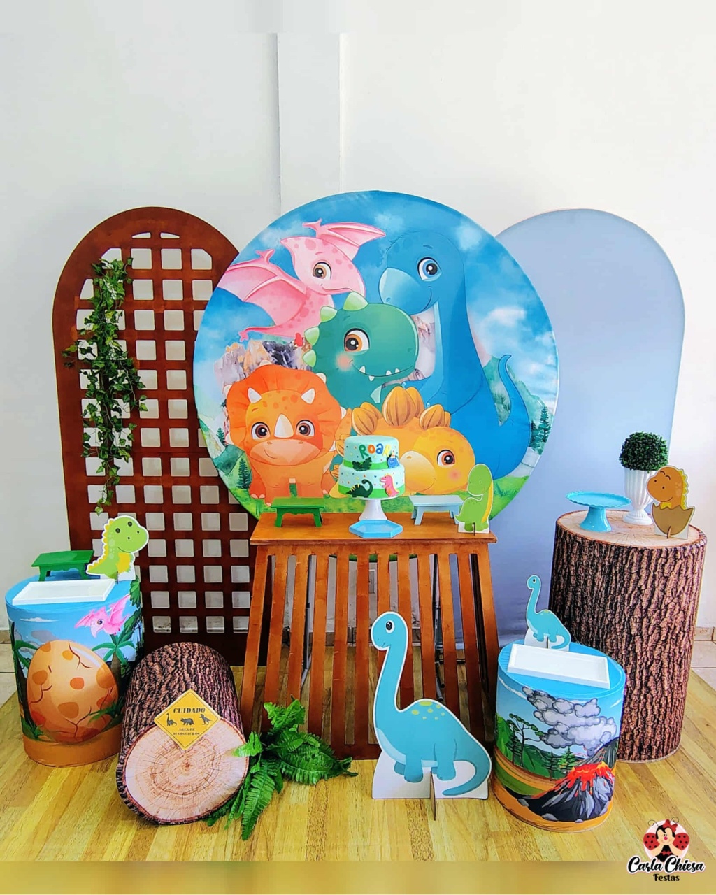 Kit Premium Dino Baby - CARLA CHIESA FESTAS