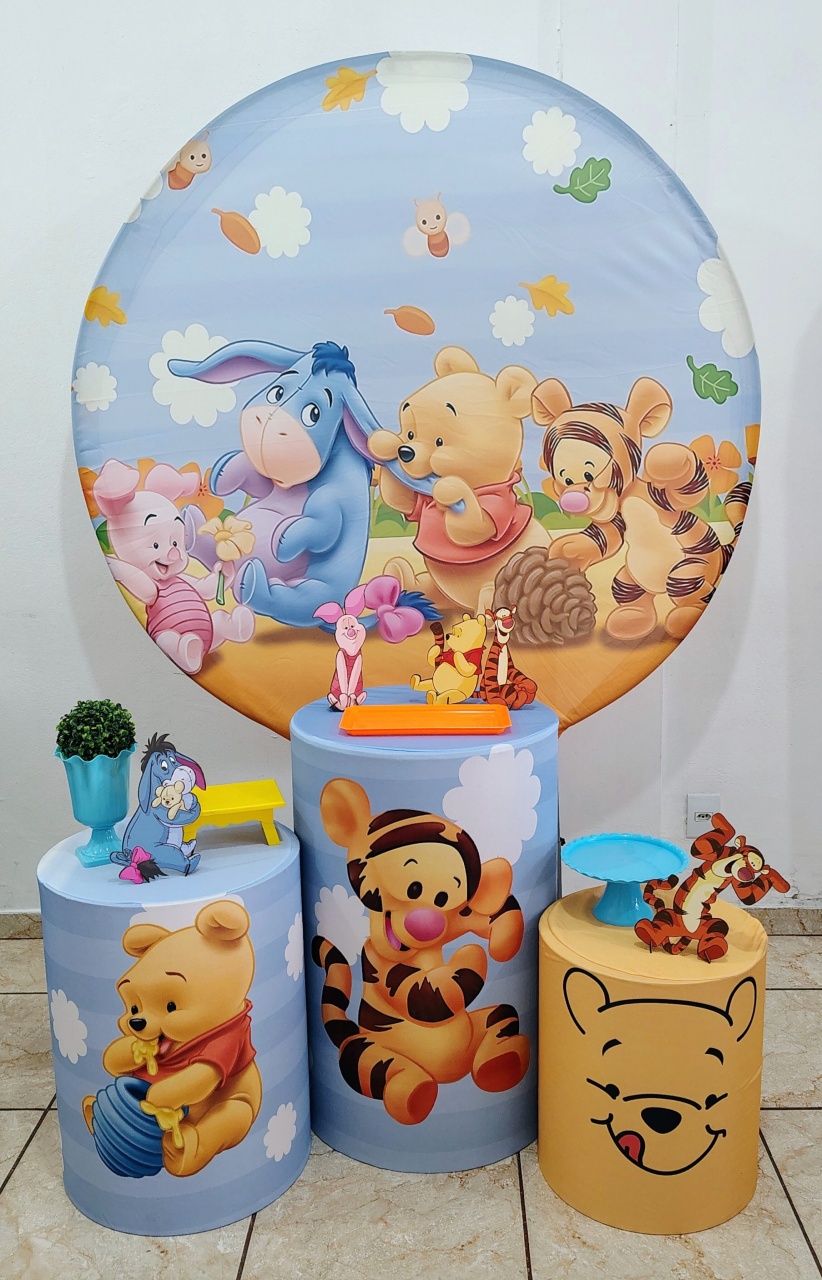 Kit Prata Ursinho Pooh  - CARLA CHIESA FESTAS