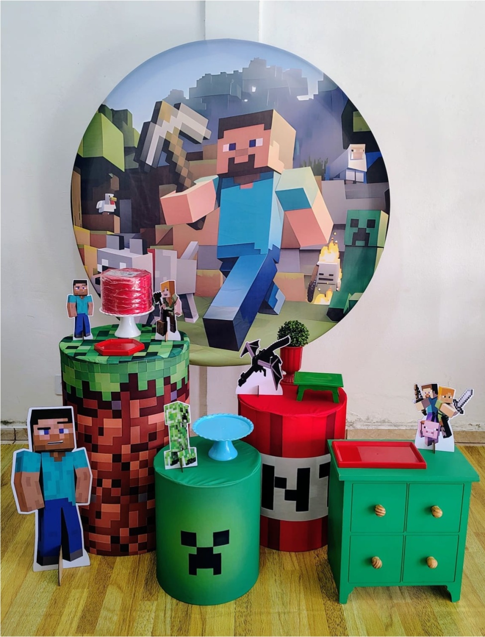 Kit Diamante Minecraft  - CARLA CHIESA FESTAS