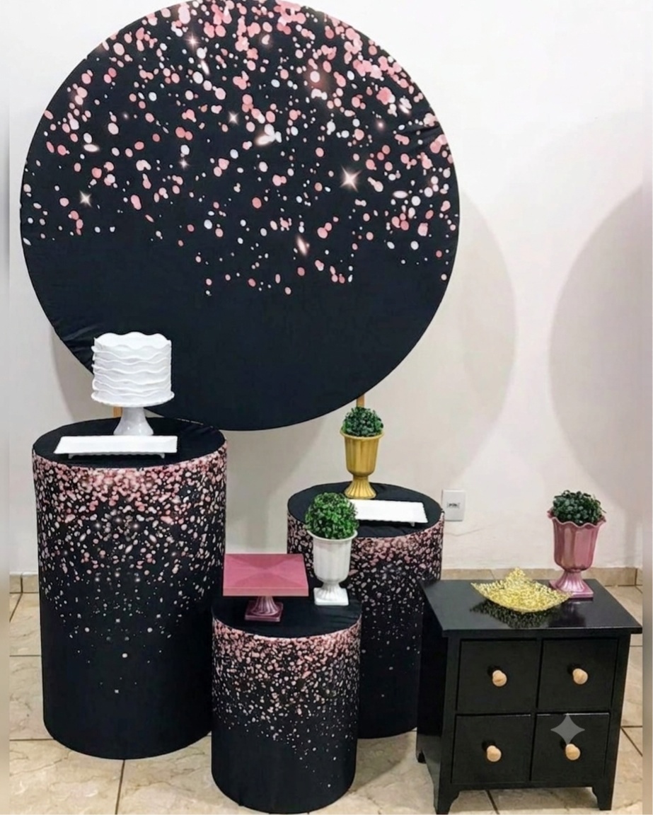 Kit Diamante Glitter Preto - CARLA CHIESA FESTAS