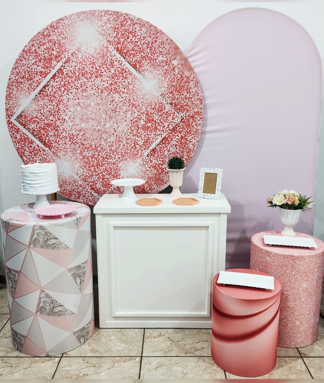 Kit Premium Glitter Rosé   - CARLA CHIESA FESTAS