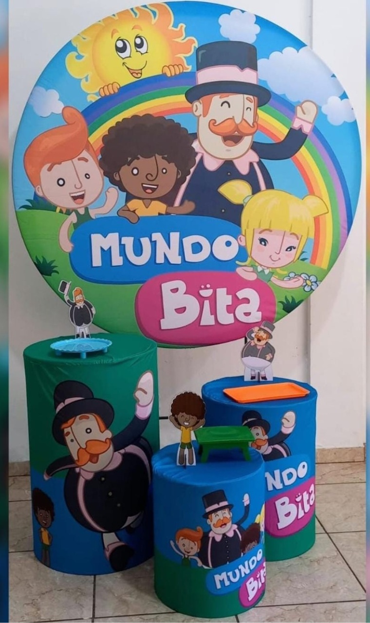 Kit Prata Mundo Bita  - CARLA CHIESA FESTAS