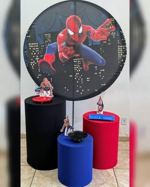 Kit Prata Homem Aranha - CARLA CHIESA FESTAS