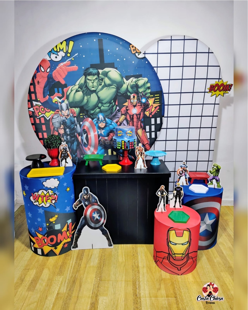 Kit Premium Vingadores - CARLA CHIESA FESTAS