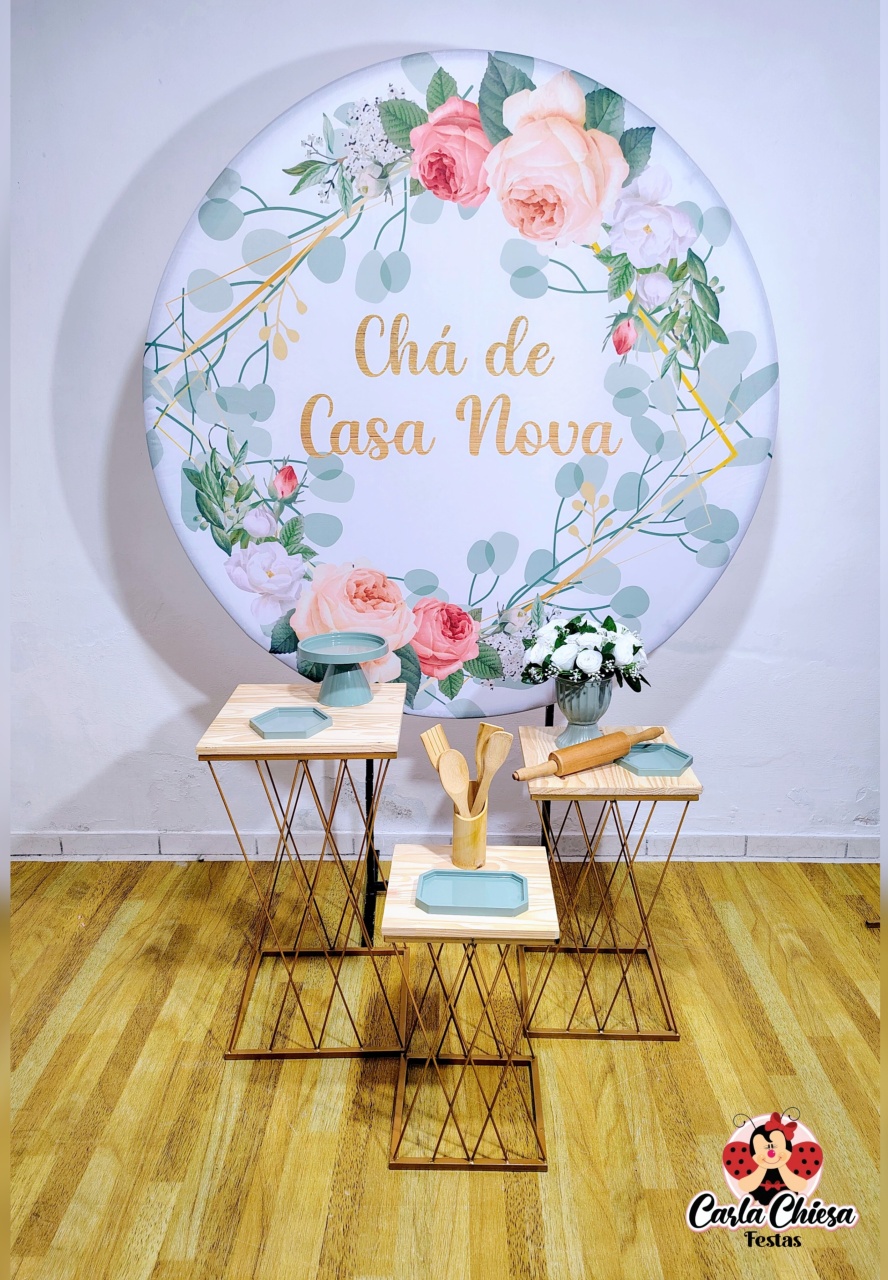 Chá Casa Nova Oliva C/ Mesas Ferro  - CARLA CHIESA FESTAS