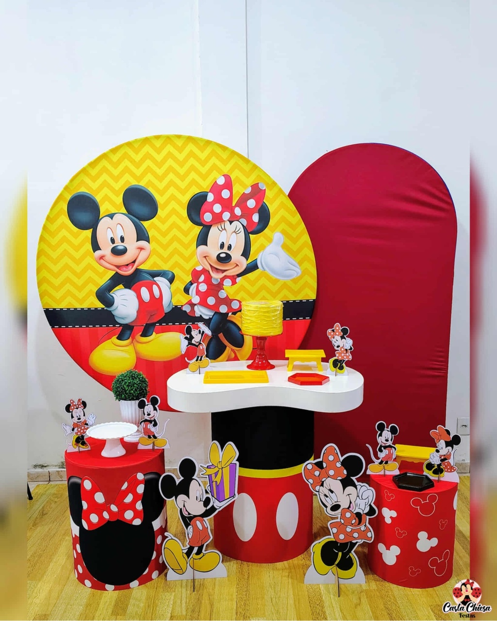 Mickey E Minnie Linha Organica - CARLA CHIESA FESTAS