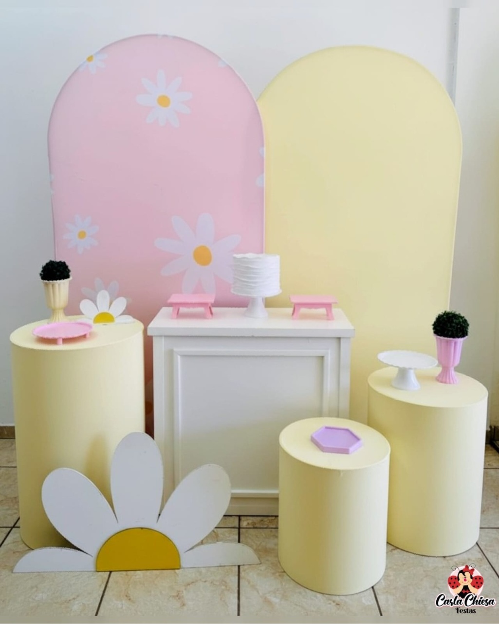 Kit Premium Margarida C/ Amarelo Candy - CARLA CHIESA FESTAS