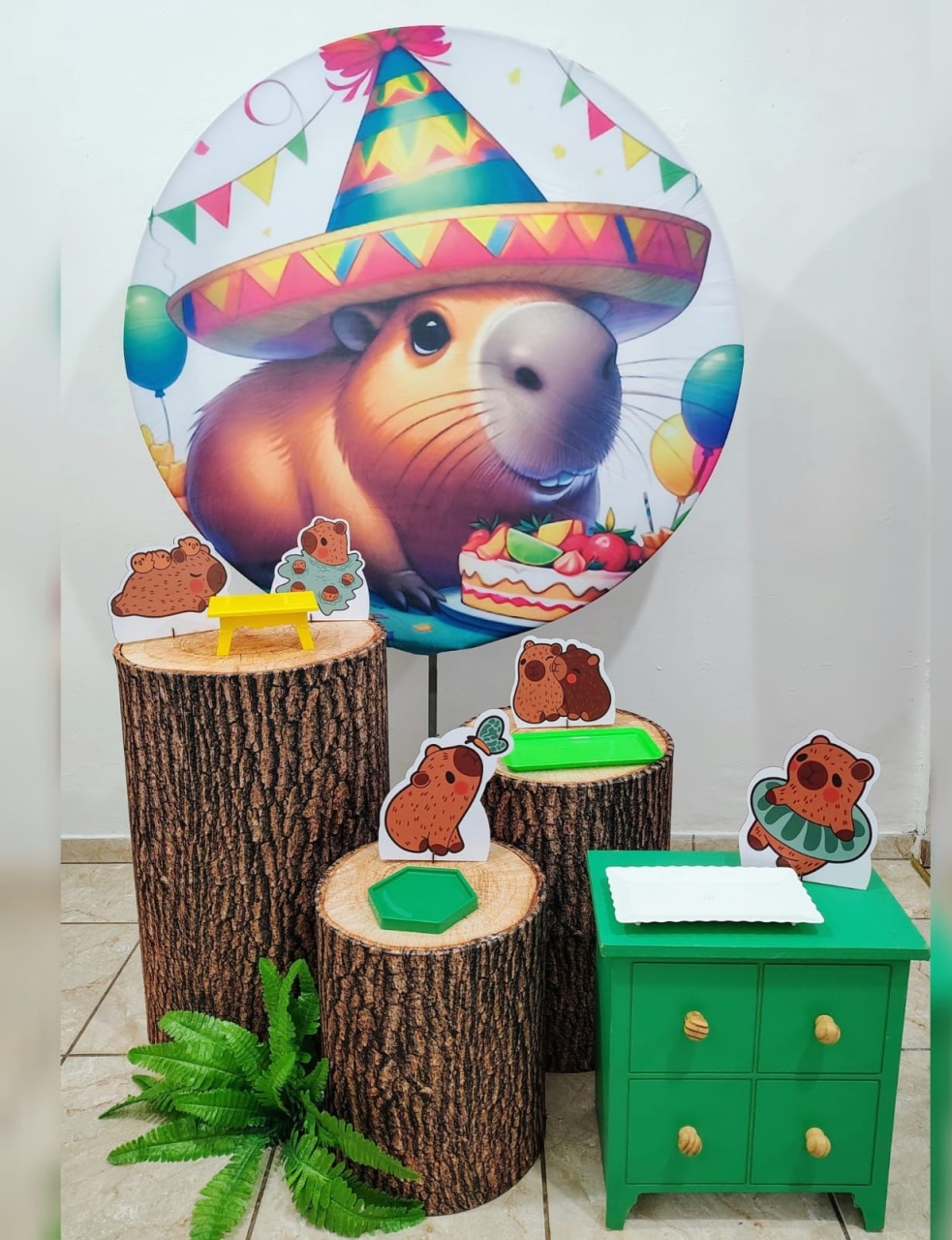 Kit Diamante Capivara - CARLA CHIESA FESTAS